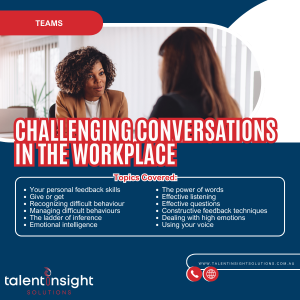 Challenging Conversations in the Workplace